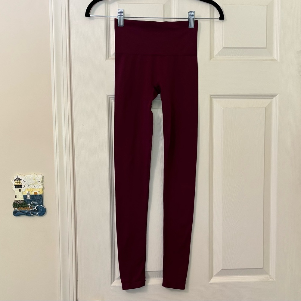 SKIMS Burgundy Leggings